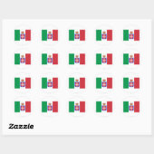Sticker Rond Drapeau italien (1861-1946) (Feuille)