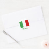 Sticker Rond Drapeau italien de Bianchi (Enveloppe)