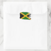 Sticker Rond Drapeau Jamaïque (Sac)