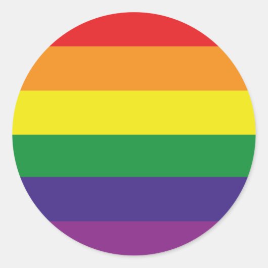 STICKER ROND DRAPEAU LGBTQ (Devant)