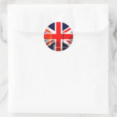 Sticker Rond Drapeau Londres-Royaume-Uni_ (Sac)