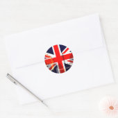 Sticker Rond Drapeau Londres-Royaume-Uni_ (Enveloppe)