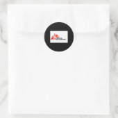 Sticker Rond Drapeau Médecins Sans Frontières (Sac)