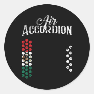 Sticker Rond Drapeau Mexicain Accordéon D'air T Shirt Drapeau D
