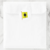 Sticker Rond Drapeau nautique I (Sac)