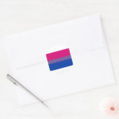 STICKER ROND DRAPEAU OFFICIEL BISEXUAL FIDE (Enveloppe)