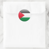 Sticker Rond Drapeau palestinien (Sac)