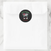 Sticker Rond Drapeau palestinien (Sac)