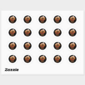 STICKER ROND DRAPEAU POC STRIPE (Feuille)
