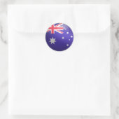 Sticker Rond Drapeau rond Australie (Sac)
