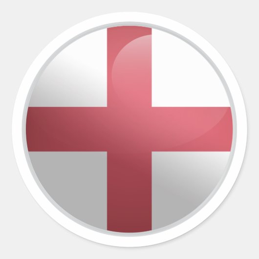 Sticker Rond Drapeau rond d'Angleterre (Devant)