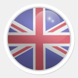 Sticker Rond Drapeau rond du Royaume-Uni