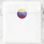 Sticker Rond Drapeau rond du Venezuela (Sac)