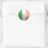 Sticker Rond Drapeau rond Irlande (Sac)