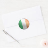Sticker Rond Drapeau rond Irlande (Enveloppe)
