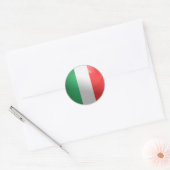Sticker Rond Drapeau rond Italie (Enveloppe)