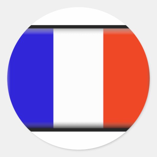Sticker Rond Drapeau Saint-Barts (Devant)