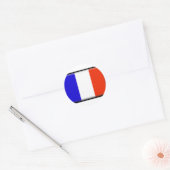 Sticker Rond Drapeau Saint-Barts (Enveloppe)