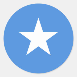 Sticker Rond Drapeau somalien