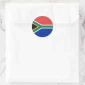 Sticker Rond drapeau sud-africain (Sac)