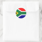 Sticker Rond Drapeau sud-africain T-shirts et cadeaux (Sac)