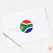 Sticker Rond Drapeau sud-africain T-shirts et cadeaux (Enveloppe)