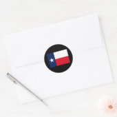 STICKER ROND DRAPEAU TEXAS (Enveloppe)