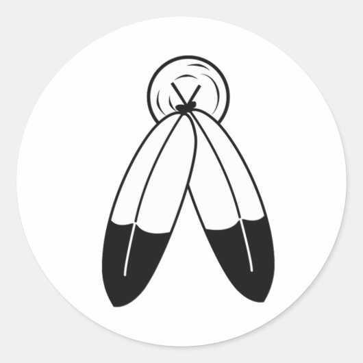 Sticker Rond Drapeau Two-Spirit (Devant)