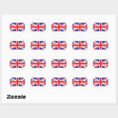 Sticker Rond Drapeau Union Jack UK (Feuille)