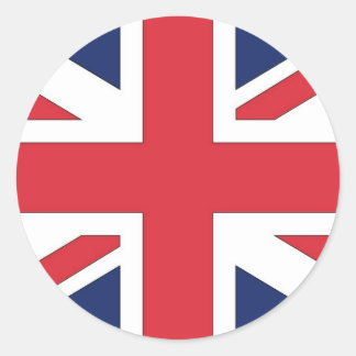 Sticker Rond Drapeau Union Jack/Union du Royaume-Uni