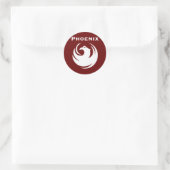 Sticker Rond Drapeau urbain de Phoenix (Sac)