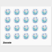 Sticker Rond Dream Big, Little One - Frog - (Feuille)