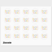 Sticker Rond Dream Big Pastel Hearts (Feuille)