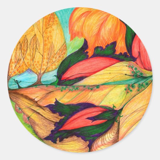 Sticker Rond Dreamland (Devant)