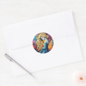 Sticker Rond Dreamscape - Vidéo surréaliste (Enveloppe)
