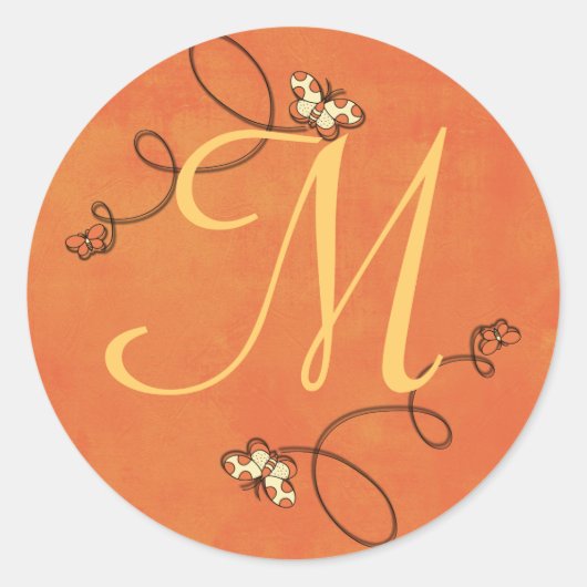 Sticker Rond Dreamsicle Notion Arrière - plan (Devant)