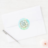 Sticker Rond Dreamy Pastels Lotus Flower (Enveloppe)