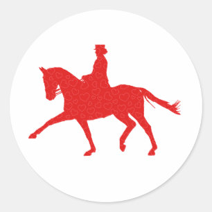 Sticker Rond Dressage Lover