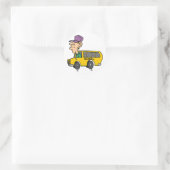 Sticker Rond Driver (Sac)