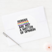 Sticker Rond Droits LGBTQ+ (Enveloppe)