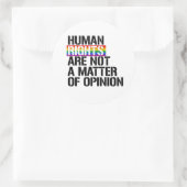 Sticker Rond Droits LGBTQ+ (Sac)