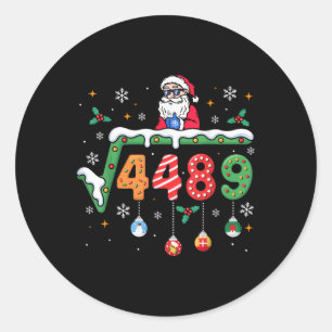 Sticker Rond Drôle 67 Mème Racine carrée 4489 Argot Prof de mat