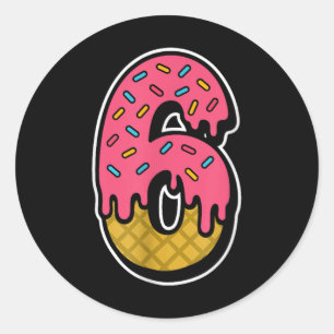 Sticker Rond Drôle 67 Six Sept Mème Couple Correspondant Hallow