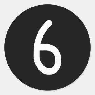 Sticker Rond Drole 67 Six Seven Mème Costume de Halloween assor