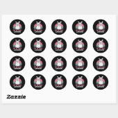 Sticker Rond Drôle Adorable Llama 10e Anniversaire Cadeau Pour (Feuille)
