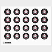 Sticker Rond Drôle Adorable Llama Cadeau 26e Anniversaire Pour (Feuille)