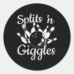 Sticker Rond Drôle Bowling Cadeaux - Bouts N Giggles