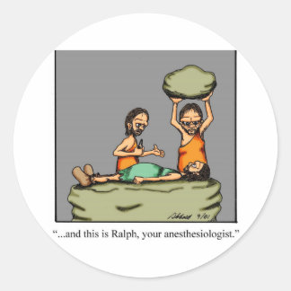 Sticker Rond Drôle cadeau Médicale !