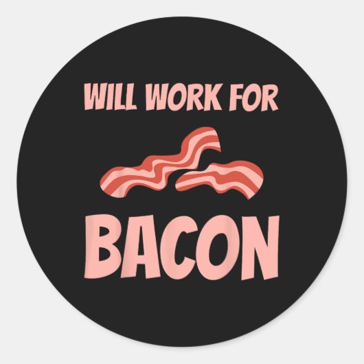 Sticker Rond Drôle Conception Con Pour Hommes Femmes Bbq Pork F (Devant)