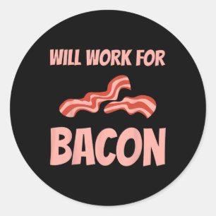 Sticker Rond Drôle Conception Con Pour Hommes Femmes Bbq Pork F